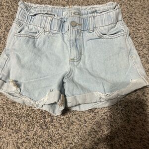 KanCan Light Wash Distressed Jean Shorts
